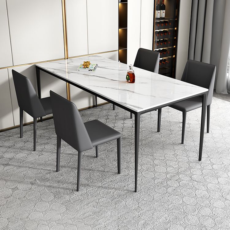 1/2/4/5/7/11 Pcs Metal Contemporary Dining Room Set with Rectangle Table Dinette Set Clearhalo 'Dining Room Sets' 'Dining Tables & Seating' 'dining_room_set' 'furn' 'furn_dining_room_set' 'Furniture' 'furniture_dining_room_set' 'Kitchen & Dining Furniture' 'kitchen&dining_furn' 'kitchen' 1200x1200_8399c095-ce3f-4874-ba4f-b01b1ed22082