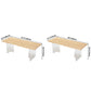 Minimalists Rectangle Khaki Dining Table Solid Wood Standard Dining Table for Kitchen Clearhalo ' dining_table' 'Dining Tables & Seating' 'Dining Tables' 'furn' 'furn_dining_table' 'Furniture' 'furniture_dining_table' 'Kitchen & Dining Furniture' 'kitchen&dining_furn' 'kitchen' 'kitchen_dining_table' 1200x1200_8399c8a8-834f-41ae-9402-3d9d8526e4c5