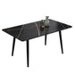 Modern Home Sintered Stone Dining Table Rectangular Table with Carbon Steel Legs Clearhalo ' dining_table' 'Dining Tables & Seating' 'Dining Tables' 'furn' 'furn_dining_table' 'Furniture' 'furniture_dining_table' 'Kitchen & Dining Furniture' 'kitchen&dining_furn' 'kitchen' 'kitchen_dining_table' 1200x1200_839a125a-b12e-47a5-8859-b27e0d5ef831