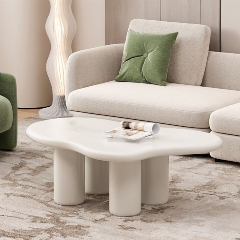 15"H Contemporary Coffee Table Wooden 4 Legs Coffee Cocktail Table Clearhalo 'Coffee & Accent Tables' 'Coffee Tables' 'coffee_tables' 'furn' 'furn_coffee_tables' 'Furniture' 'Living Room Furniture' 1200x1200_839c7c87-f572-4b9e-947f-ec2064d93bdf