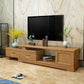 Traditionele tv -media staan ​​met laden Rubberwood Media Console