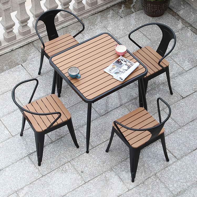 Industrial Dining Room Table 4 Metal Base Table for Home Kitchen Dinner Clearhalo ' dining_table' 'Dining Tables & Seating' 'Dining Tables' 'furn' 'furn_dining_table' 'Furniture' 'furniture_dining_table' 'Kitchen & Dining Furniture' 'kitchen&dining_furn' 'kitchen' 'kitchen_dining_table' 1200x1200_83a09a59-2ce2-4118-89df-d967be2b0717