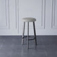 Glam Metal Barstool Fabric Counter Stool in Matte Finish for Home Clearhalo 'Bar Furniture' 'Bar Stools' 'bar_stools' 'furn' 'furn_bar_stools' 'Furniture' 'Kitchen & Dining Furniture' 1200x1200_83a0c0a8-9456-475d-ac71-161a42fd2bbe