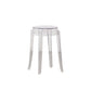 Taburete de mostrador sin respaldo industrial Taburetes de altura de mostrador de acrílico para cocina