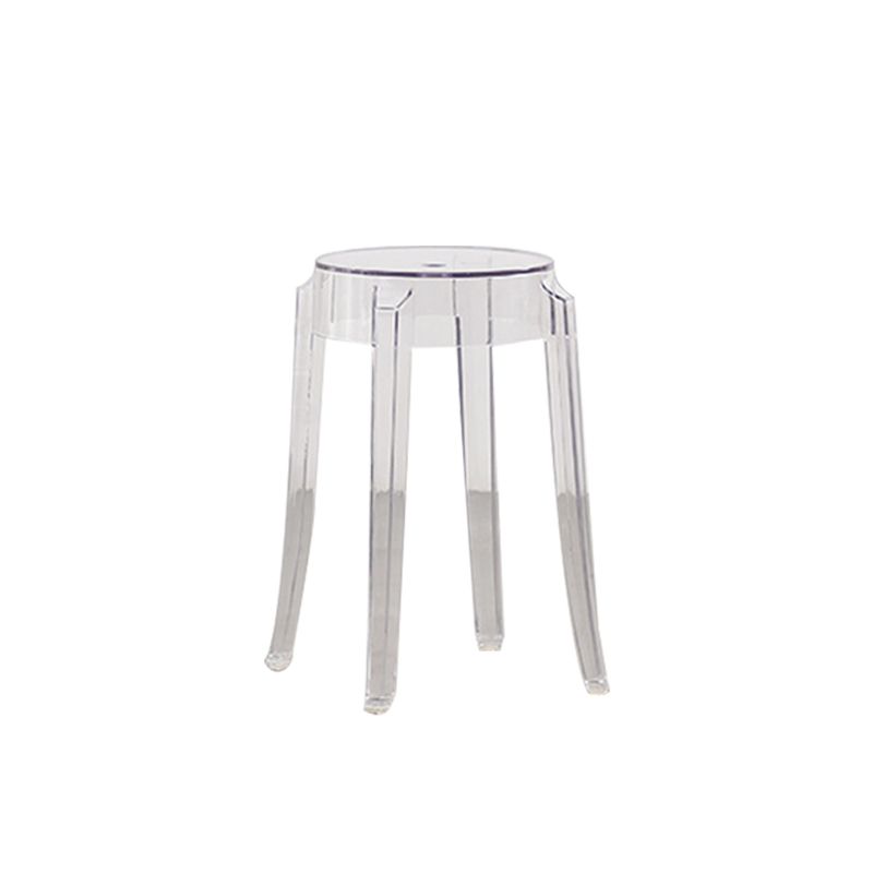 Taburete de mostrador sin respaldo industrial Taburetes de altura de mostrador de acrílico para cocina