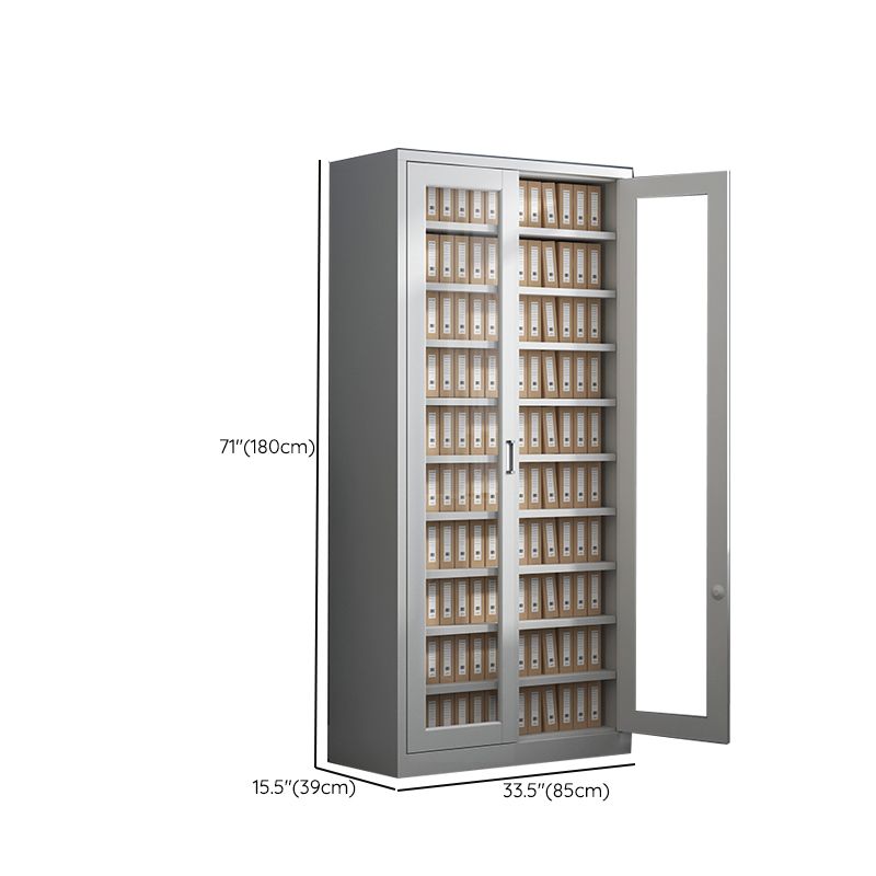 Archivo de estanterías de almacenamiento de archivos de archivos de metal de ocio para la oficina en casa