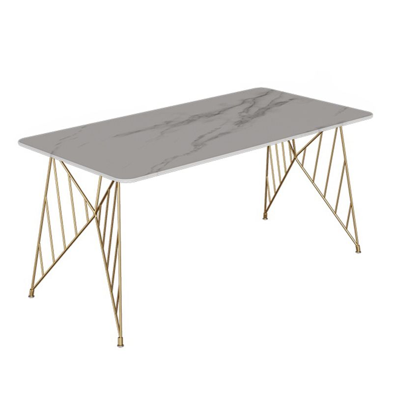 White Stone Top Dining Table Set 1/2/5 Pieces Contemporary Indoor Dinette Set Clearhalo 'Dining Room Sets' 'Dining Tables & Seating' 'dining_room_set' 'furn' 'furn_dining_room_set' 'Furniture' 'Kitchen & Dining Furniture' 1200x1200_83a49e15-b9d9-4b06-9523-fde250bc79b5