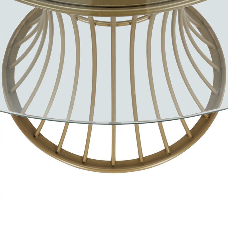 Modern Style Tempered Glass Dining Table Single Pedestal Base Round Table Clearhalo ' dining_table' 'Dining Tables & Seating' 'Dining Tables' 'furn' 'furn_dining_table' 'Furniture' 'furniture_dining_table' 'Kitchen & Dining Furniture' 'kitchen&dining_furn' 'kitchen' 'kitchen_dining_table' 1200x1200_83a4c6cf-be9d-450e-9405-728a898a3523