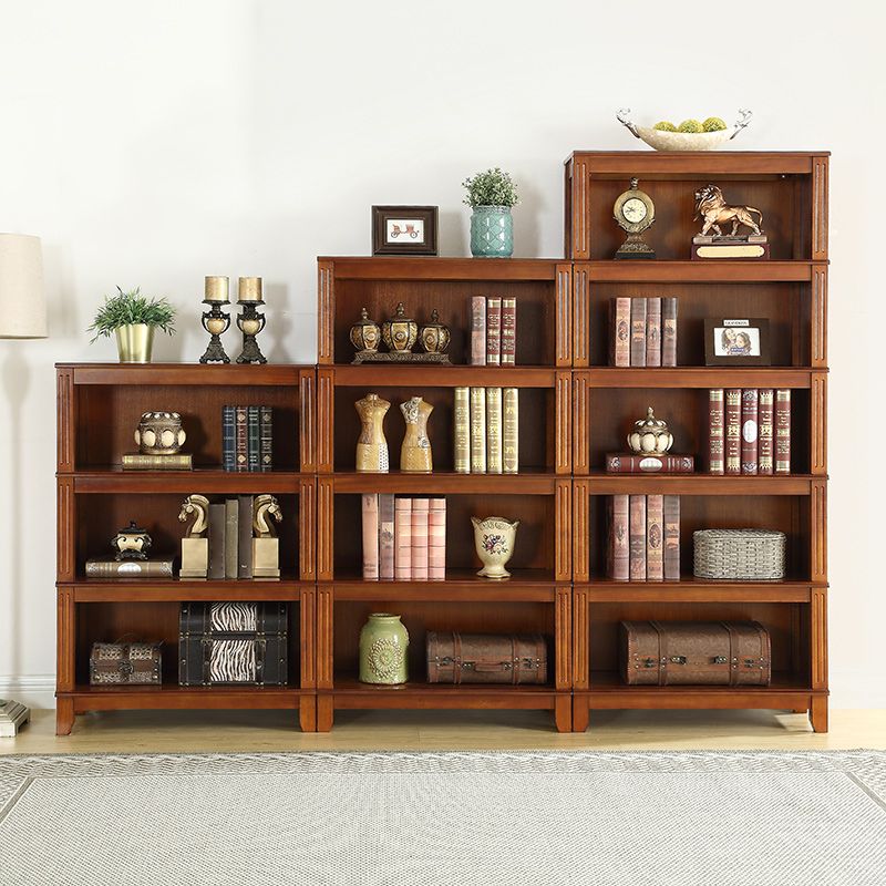 14" Wide Contemporary Shelf Vertical Closed Back Solid Wood Bookcase Clearhalo 'Bookcases' 'furn' 'furn_bookcases' 'Furniture' 'Office Furniture' 1200x1200_83a57f39-965a-4178-aa76-2f582355bccf