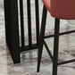 Industrielles 1/2/4-teiliges Bartisch-Set, rechteckiger Bartisch mit hohen Metallhockern