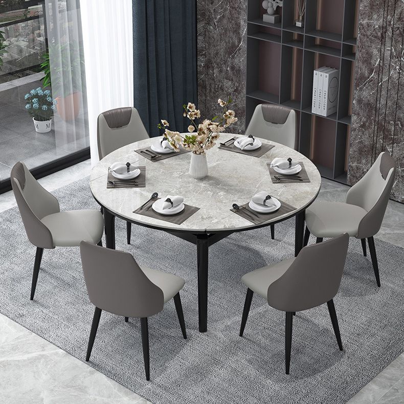 Sedia industriale in vetro in pelle sedia a braccio parsons per sala da pranzo