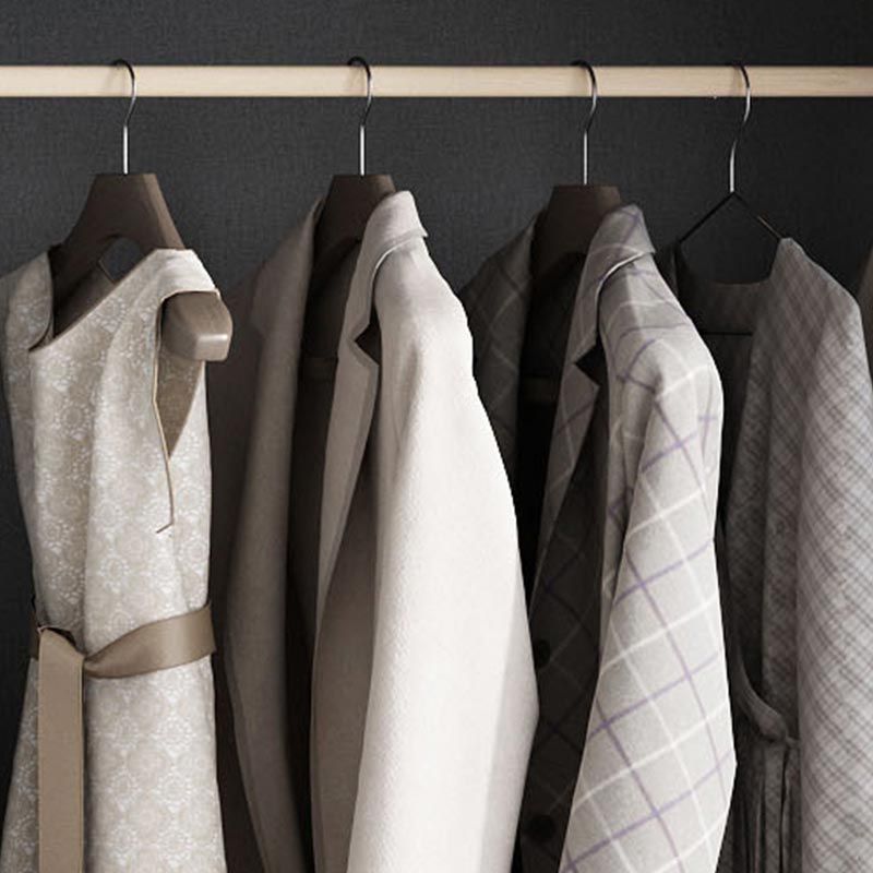 Modern Gray Storage Cabinet with Hinged Doors Faux Wood Cabinet for Bedroom