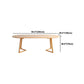 Modern Oval Pine Wood Dining Table Wood Base Home Dining Table Clearhalo 'Dining Tables & Seating' 'Dining Tables' 'dining_table' 'furn' 'furn_dining_table' 'Furniture' 'Kitchen & Dining Furniture' 1200x1200_83a7ab2f-e541-483a-af53-2e1735fdf2ab