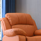 Contemporaneo home theater recliner in metallo rock manuale di botton di colore solido