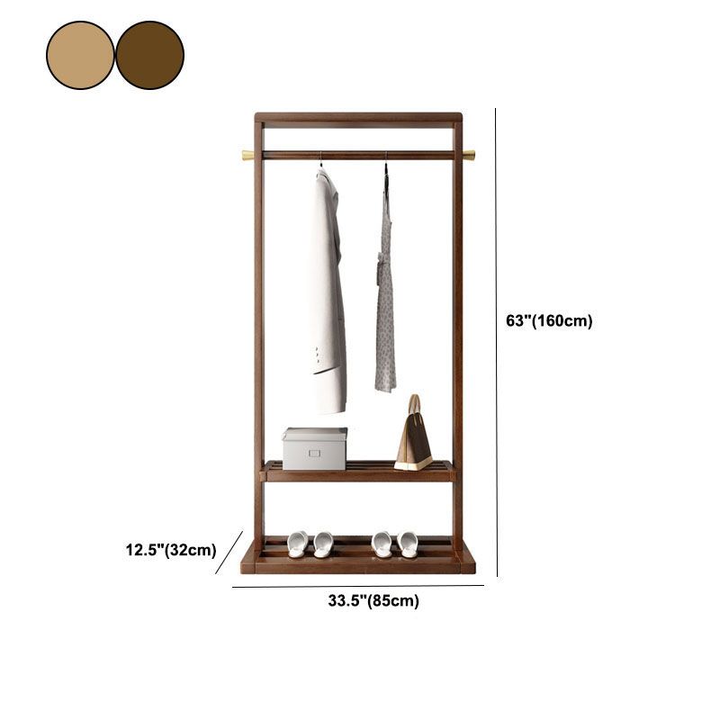 Zeitgenössischer Stil Kleiderbügel Massivholz Regale Design -Schackträger für Wohnzimmer