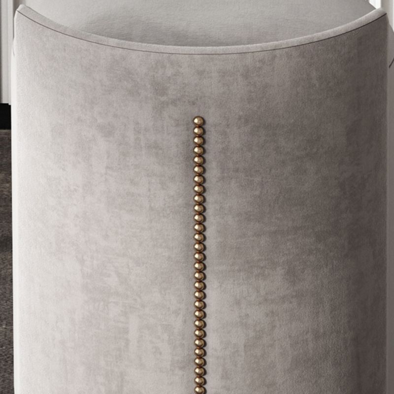 Sgabelli da tavolo da trucco da vanità a 5 cassetti con accento in legno