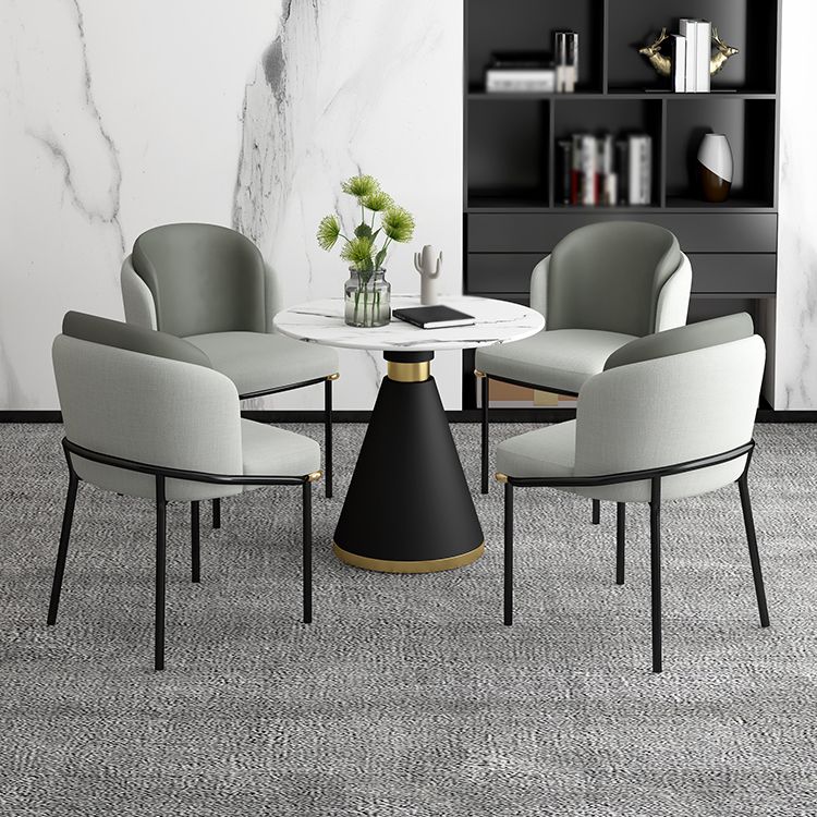 Contemporary 1/2/5 Pieces Dining Set Metal Dining Room Set for Home Use Clearhalo 'Dining Room Sets' 'Dining Tables & Seating' 'dining_room_set' 'furn' 'furn_dining_room_set' 'Furniture' 'furniture_dining_room_set' 'Kitchen & Dining Furniture' 1200x1200_83aeed91-b426-48d8-9aef-b5df801092bd