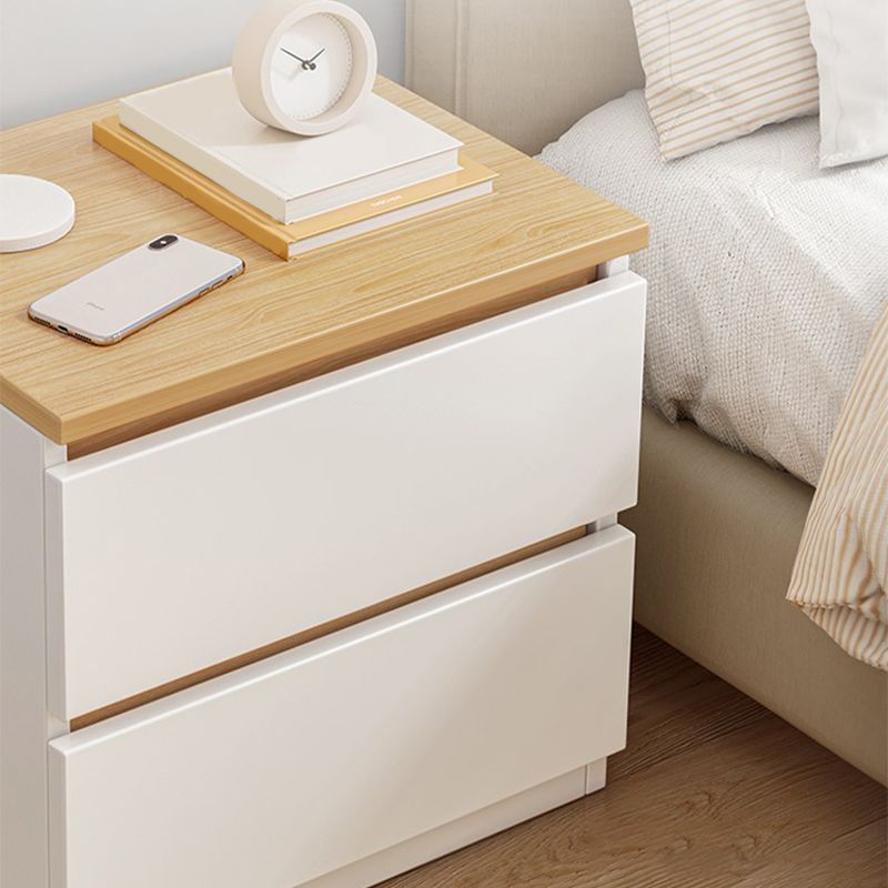 15.7 "/23.6" lang nachtkastje vaste kleur houten nachtstandaard met laden