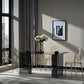 Contemporary Style Clear Tempered Glass Dining Table 2 Legs Table for Dining Room Clearhalo ' dining_table' 'Dining Tables & Seating' 'Dining Tables' 'Furniture' 'furniture_dining_table' 'Kitchen & Dining Furniture' 'kitchen&dining_furn' 'kitchen' 'kitchen_dining_table' 1200x1200_83b205be-7346-46fd-9300-f6febcf6c377