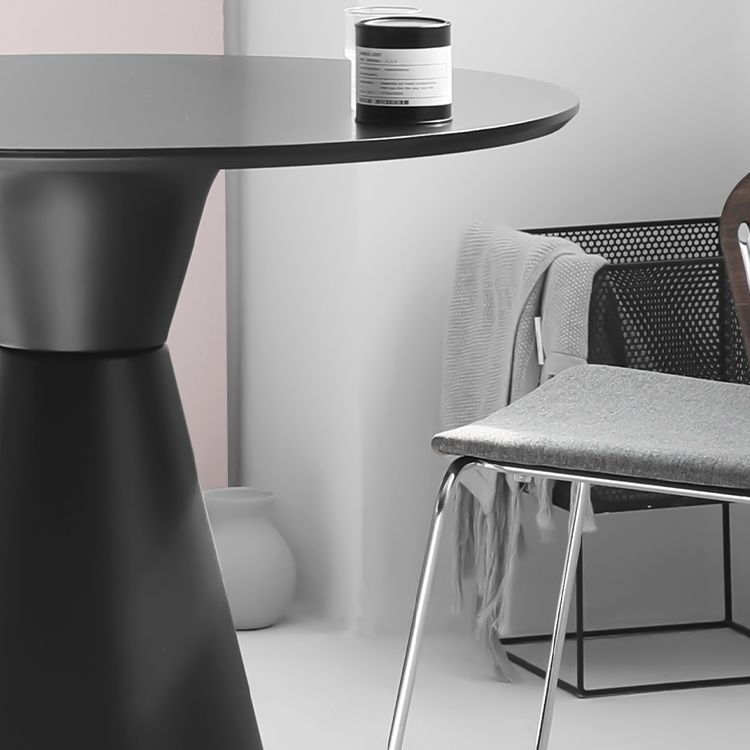 Modern Tulip Base Dining Table Wood and Steel Round Dinette Table for Dining Room Clearhalo ' dining_table' 'Dining Tables & Seating' 'Dining Tables' 'furn' 'furn_dining_table' 'Furniture' 'furniture_dining_table' 'Kitchen & Dining Furniture' 'kitchen&dining_furn' 'kitchen' 'kitchen_dining_table' 1200x1200_83b4c2ff-72c1-4b85-9c9a-b292d8679ab8