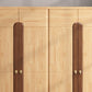 Modern Style Wardrobe Cabinet Wood Clothes Rail Wardrobe Armoire with Shelves
