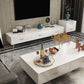 Glam Style TV Stand White Colour Enclosed Storage TV Console with Cabinet Clearhalo 'furn' 'furn_tv_stands_entertainment_centers' 'Furniture' 'Living Room Furniture' 'TV Stands & Entertainment Centers' 'TV Stands & Media Storage Furniture' 'tv_stands_entertainment_centers' 1200x1200_83b7413f-5bab-4999-8026-19e5e3865341