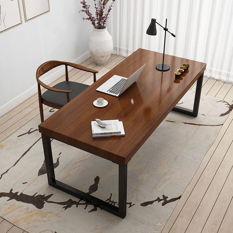Solid Wood Natural Rectangular Writing Desk Modern Meeting Desk for Office Clearhalo 'furn' 'furn_office_desk' 'Furniture' 'Office Desks' 'Office Furniture' 'office_desk' 1200x1200_83b77846-7eab-489d-96be-4d24fb7a836b
