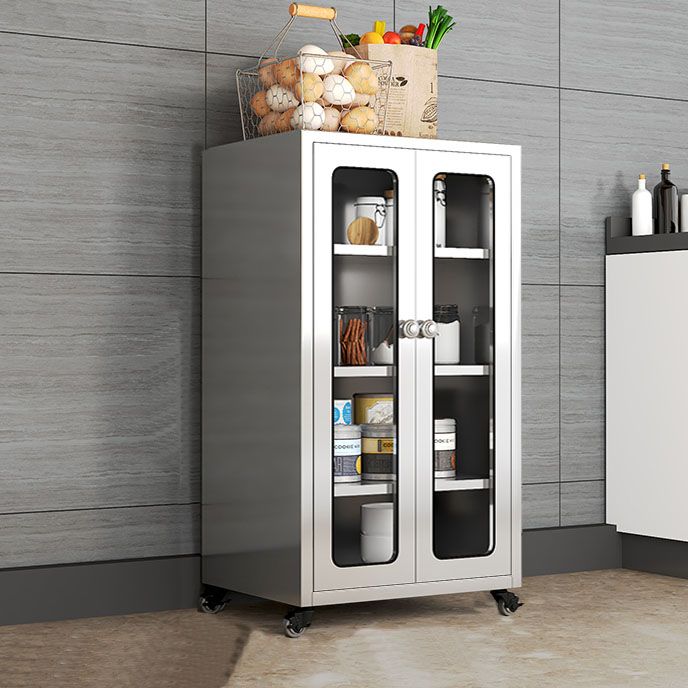 Aparador de metal de tablero lateral de estilo moderno con puerta para uso de la cocina