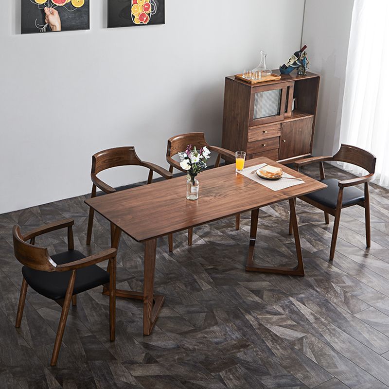 Rectangle Double Pedestal Home Furniture Pine Solid Wood Dining Room Collection Clearhalo ' dining_table' 'Dining Tables & Seating' 'Dining Tables' 'furn' 'furn_dining_table' 'Furniture' 'furniture_dining_table' 'Kitchen & Dining Furniture' 'kitchen&dining_furn' 'kitchen' 'kitchen_dining_table' 1200x1200_83bc849a-b83c-403a-a124-3e9857b99b00