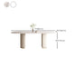 Oval Contemporary Dining Table Sintered Stone Home Fixed Desk