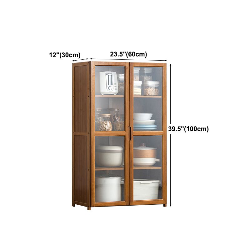 Modern Wood Sideboard Table 30-inch Sideboard in Brown for Kitchen Clearhalo 'buffet_sideboard' 'Buffets & Sideboards' 'Furniture' 'furniture_buffet_sideboard' 'Kitchen & Dining Furniture' 1200x1200_83c25cfa-e0e0-4a66-8ca1-edd332ea3864