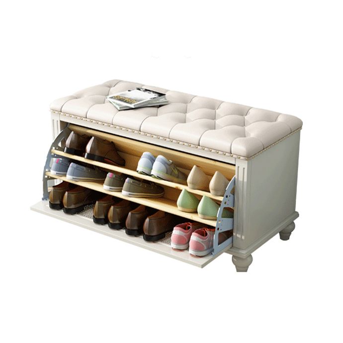 Traditional Solid Wood Entryroom Bench 50"H Tufted Seating Bench with Storage Clearhalo 'Benches' 'Chairs & Seating' 'furn' 'furn_benches' 'Furniture' 'Living Room Furniture' 1200x1200_83c636ab-00dc-4f70-8ff1-df3bbb5bcbcd