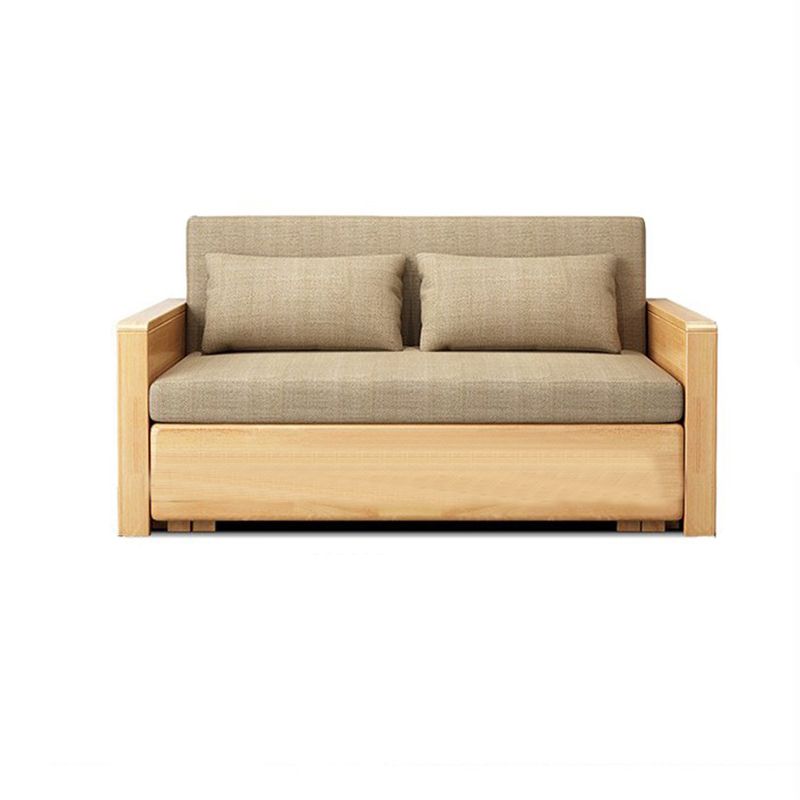 31.49" Wide Sleeper Sofa Linen Square Arms Sofa Bed with Upholstered Clearhalo 'furn' 'furn_futons' 'Furniture' 'Futons & Daybeds' 'Futons' 'Living Room Furniture' 1200x1200_83c6b1b2-ca49-4aa6-b9f3-3e9382907884