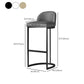 Glam Faux Leather Bar Stool Footrest Counter-height Stool for Dining Room Clearhalo 'Bar Furniture' 'Bar Stools' 'bar_stools' 'furn' 'furn_bar_stools' 'Furniture' 'Kitchen & Dining Furniture' 1200x1200_83c71d89-121a-4eb5-a3f7-4777aae1cf74