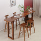 Contemporary Rectangle Bar Dining Table Wood Bar Height Table with Shelves Clearhalo 'Bar Furniture' 'Bar Tables' 'bar_tables' 'furn' 'furn_bar_tables' 'Furniture' 'furniture_bar_tables' 'Kitchen & Dining Furniture' 'kitchen&dining_furn' 'kitchen' 1200x1200_83c7749f-ce61-40e2-ba14-2f2e7abfb39d