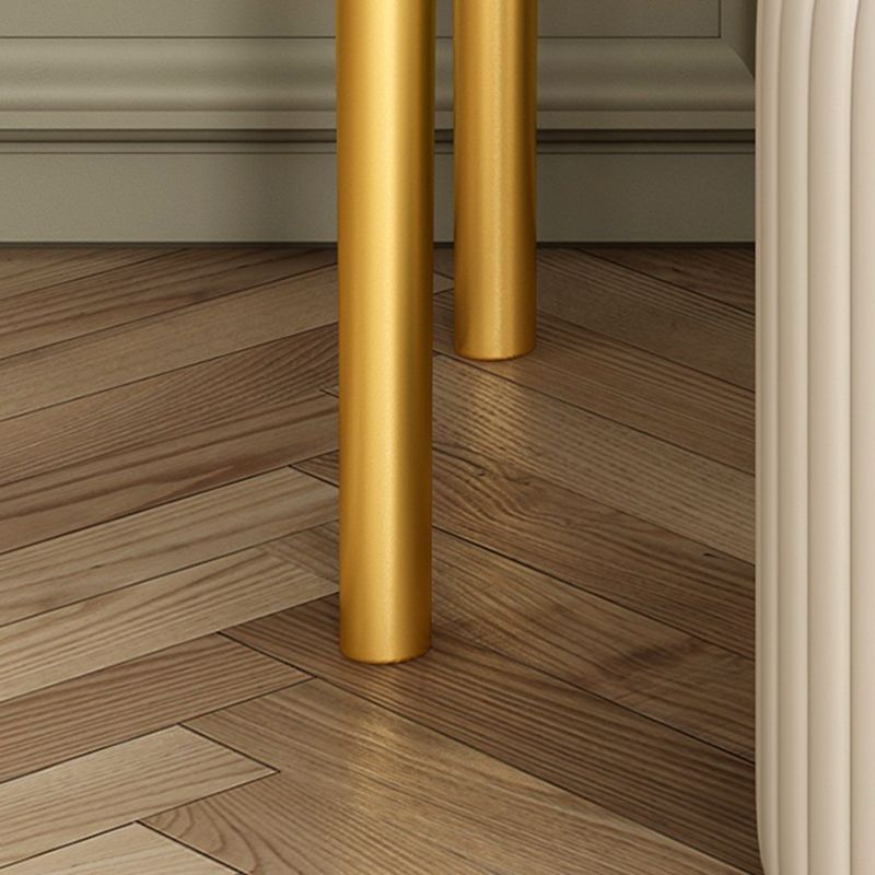 Tavolo da toeletta da top di vanità e sgabelli in ardesia glam