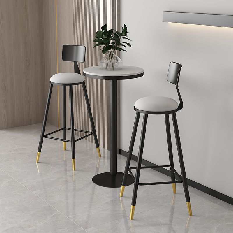 Moderne ronde bartafelset 1/3 stuks ijzeren frame bartafel en krukken