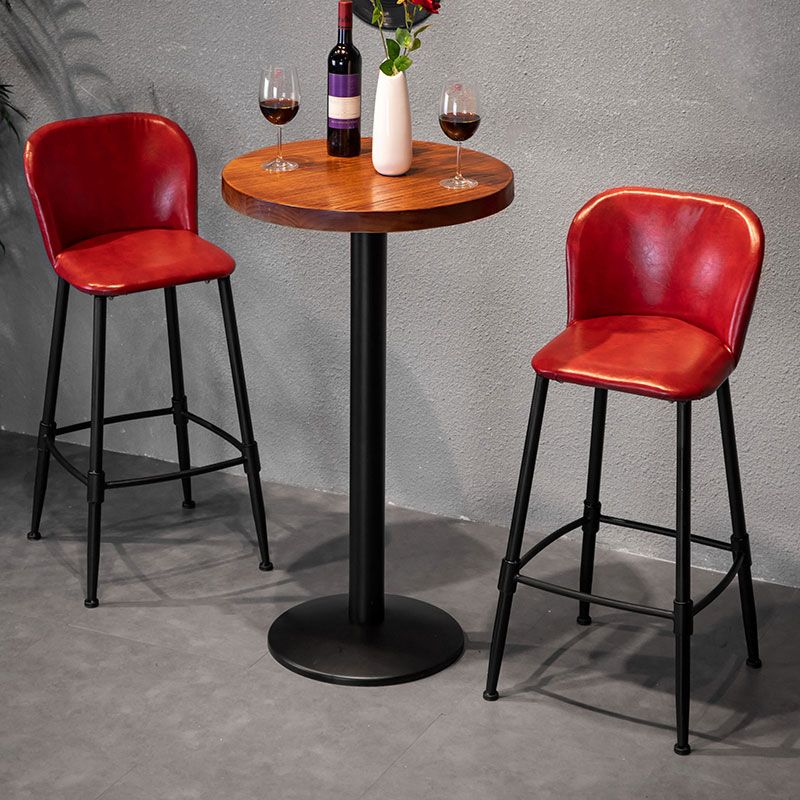 1/2/3 Pieces Industrial Solid Wood Bar Table Set Round Bistro Set for Dining Room Clearhalo 'Bar Furniture' 'furn' 'furn_home_bar_bar_sets' 'Furniture' 'Home Bars & Bar Sets' 'home_bar_bar_sets' 'Kitchen & Dining Furniture' 1200x1200_83cb5207-78b2-4b51-809f-b610c0c77ff2