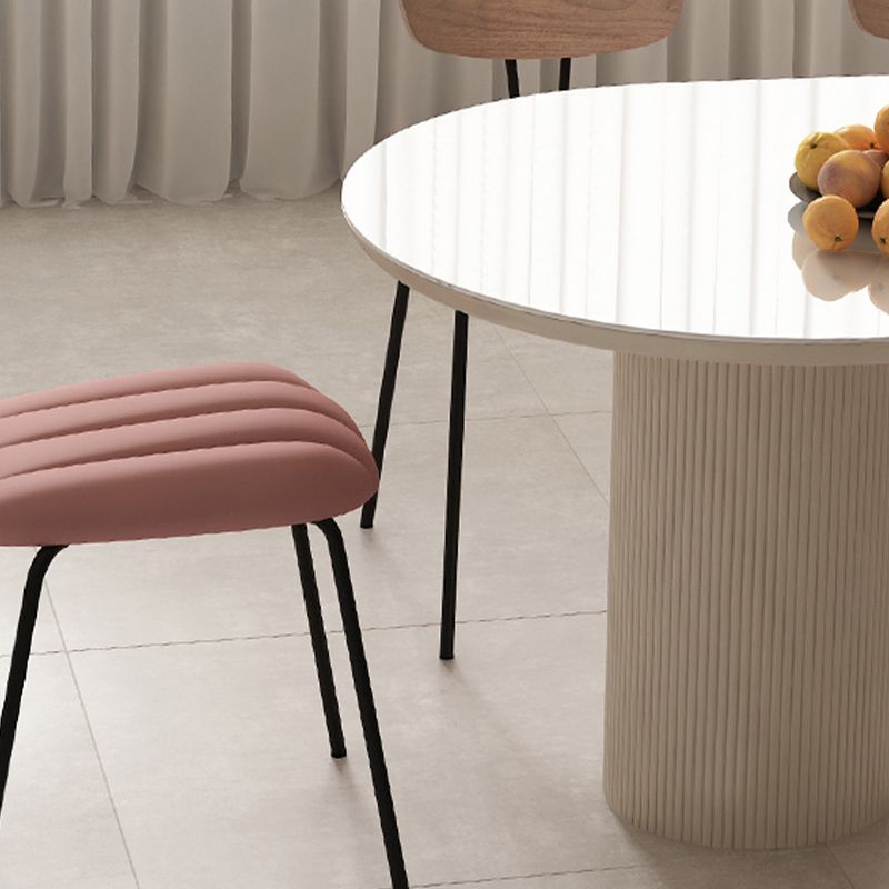 Sintered Stone Table White Dining Table for Kitchen Dining Room