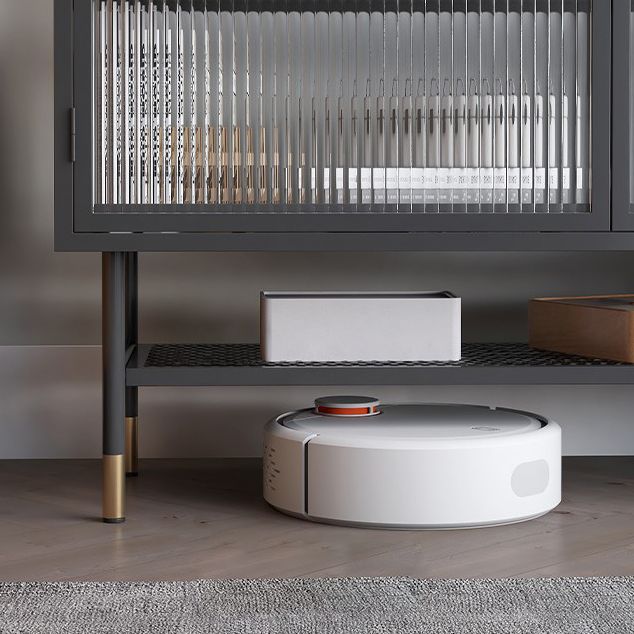 Iron Soggiorno del salotto del salotto mobile moderno server moderno con archiviazione e porta di vetro