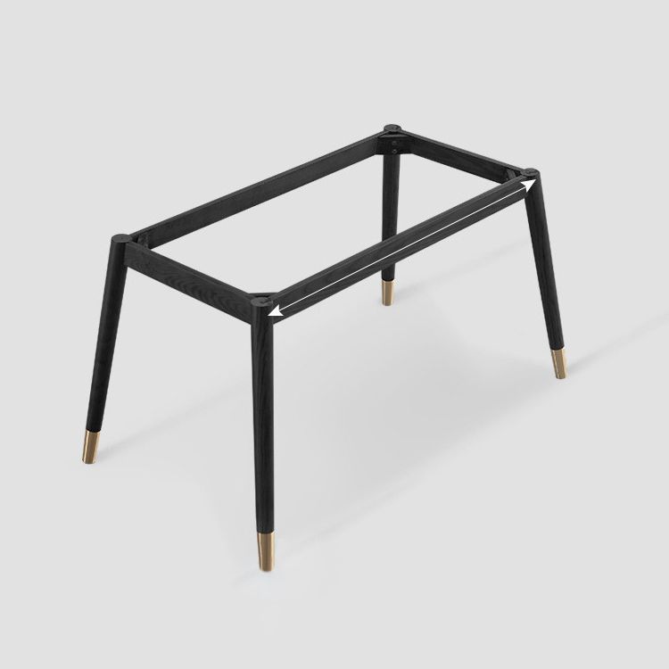 Stone Top Dining Table Modern Dining Table with 4 Black Legs Clearhalo ' dining_table' 'Dining Tables & Seating' 'Dining Tables' 'furn' 'furn_dining_table' 'Furniture' 'furniture_dining_table' 'Kitchen & Dining Furniture' 'kitchen&dining_furn' 'kitchen' 'kitchen_dining_table' 1200x1200_83cf4651-8e50-4eff-a148-25fb762b2f55