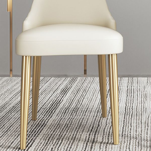 Kitchen Home Glam Chair Sedia da pranzo senza braccioli con imbottitura