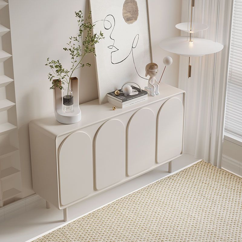 Tavolo da sideboard in legno a buffet in stile contemporaneo con armadi