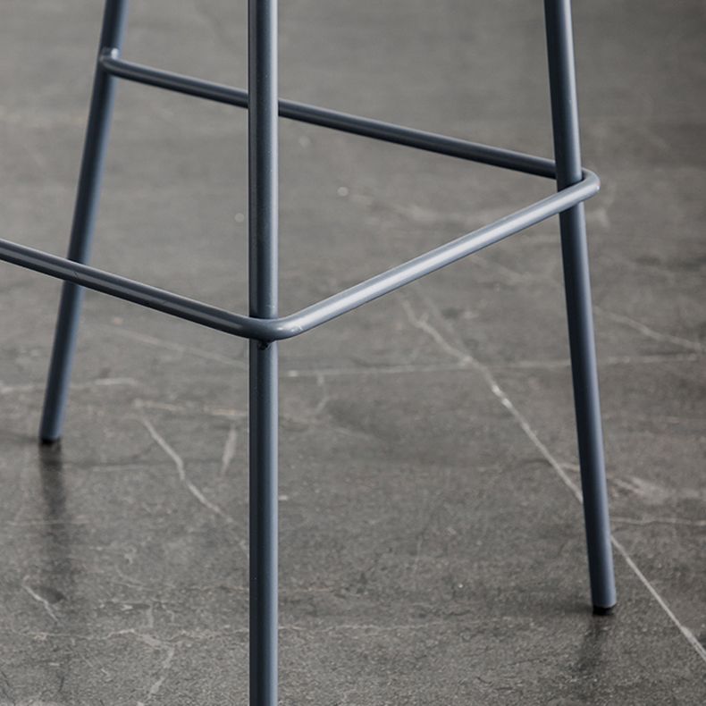Modern Style Bar Stool Metal Counter Bar Stool with Metal Legs for Home Clearhalo 'Bar Furniture' 'Bar Stools' 'bar_stools' 'furn' 'furn_bar_stools' 'Furniture' 'furniture_bar_stools' 'Kitchen & Dining Furniture' 1200x1200_83d3f610-edb1-43d6-8a7c-1d1387301d9d