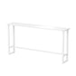 Glam Pub Table Rectangle Stone Bar Table with Trestle Base for Indoor Clearhalo 'Bar Furniture' 'Bar Tables' 'bar_tables' 'furn' 'furn_bar_tables' 'Furniture' 'Kitchen & Dining Furniture' 1200x1200_83d3fc0b-6882-46e7-aa65-5bedb192088d