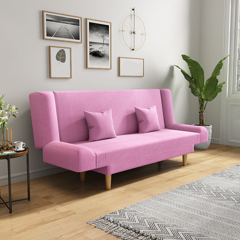 75"Modern Linen Recessed Arm Foldable Convertible Sleeper Sofa Clearhalo 'furn' 'furn_sofas' 'Furniture' 'furniture_sofas' 'kitchen' 'kitchen_sofas' 'Living Room Furniture' 'Sofa' 'sofas' 1200x1200_83d4edff-f3b4-4210-8ca9-324f279864c2