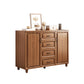 Wood 2/1 - Door and 3/4 - Drawer Accent Cabinet, 16" Wide Accent Cabinet Clearhalo 'Cabinets & Chests' 'cabinets_chests' 'furn' 'furn_cabinets_chests' 'Furniture' 'Living Room Furniture' 1200x1200_83d58a1c-9e42-46f3-8e67-fe236586777d