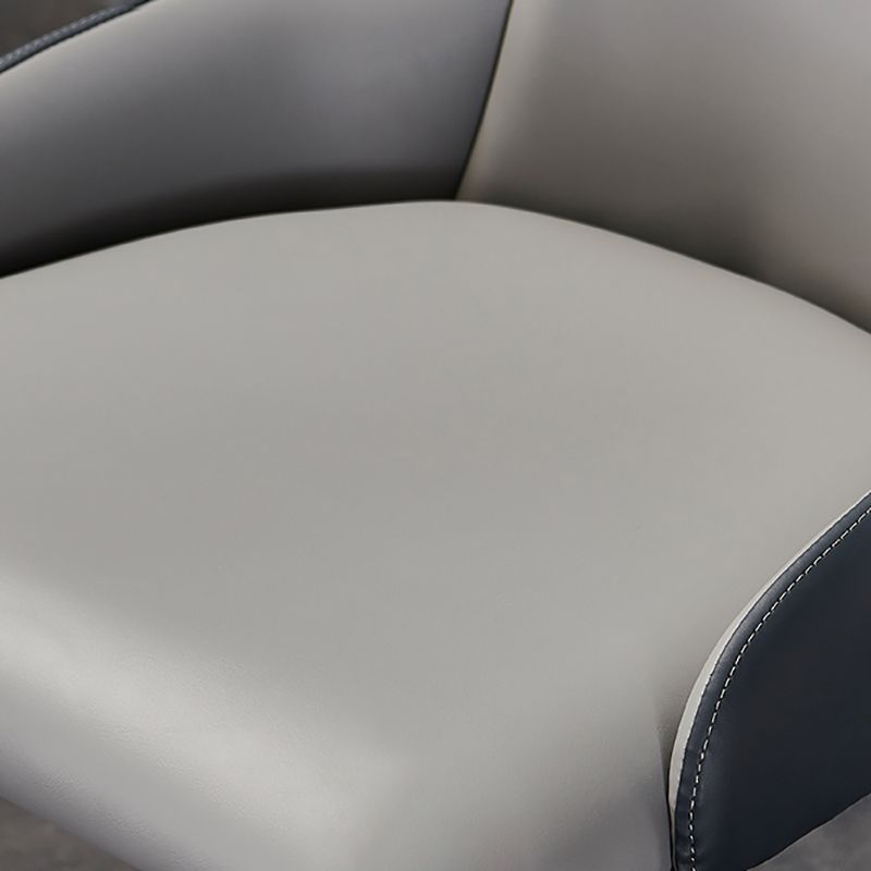 Industrial Metal Dining Room Chairs Arm PU Leather Dining Chairs for Restaurant Use Clearhalo ' kitchen&dining_furn' 'Dining Chairs' 'Dining Tables & Seating' 'dining_chair' 'furn' 'furn_dining_chair' 'Furniture' 'furniture_dining_chair' 'Kitchen & Dining Furniture' 'kitchen' 1200x1200_83d6b5ae-2ef4-4a8b-acf5-02dc0289a511