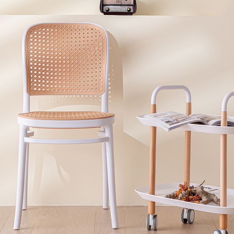 Modern Plastic Dining Armless Chair Open Back Dining Side Chair for Restaurant Use Clearhalo ' kitchen&dining_furn' 'Dining Chairs' 'Dining Tables & Seating' 'dining_chair' 'furn' 'furn_dining_chair' 'Furniture' 'furniture_dining_chair' 'Kitchen & Dining Furniture' 'kitchen' 1200x1200_83d8b029-fd28-4f2e-be0c-85a9dd8c76df