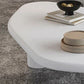 Wooden 3 Legs Coffee Table Scandinavian Style Coffee Table in White Clearhalo 'Coffee & Accent Tables' 'Coffee Tables' 'coffee_tables' 'furn' 'furn_coffee_tables' 'Furniture' 'Living Room Furniture' 1200x1200_83da21aa-feab-4a46-a938-2b5fc3fcaef5